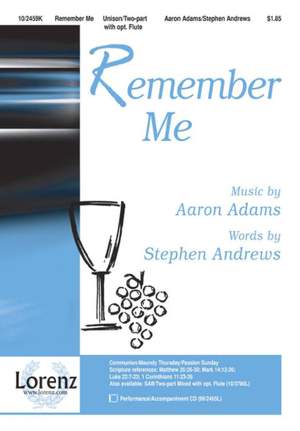 Aaron Adams: Remember Me