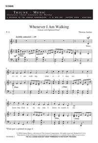 Thomas Jordan: Whenever I Am Walking