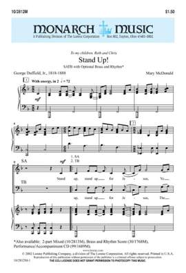 Mary McDonald: Stand Up