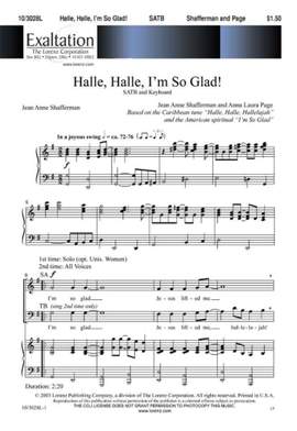 Jean Anne Shafferman: Halle, Halle, I'm So Glad