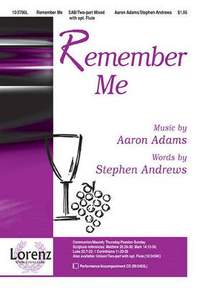 Aaron Adams: Remember Me