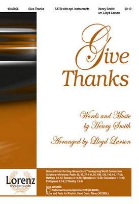 Henry Smith: Give Thanks