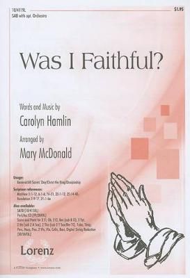 Carolyn Hamlin: Was I Faithful?