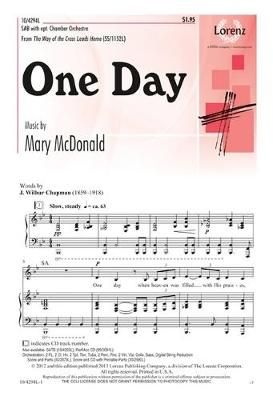 Mary McDonald: One Day