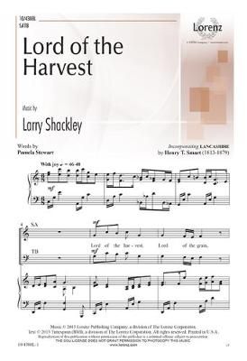 Larry Shackley: Lord Of The Harvest