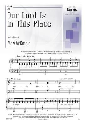Mary McDonald: Our Lord Is In This Place