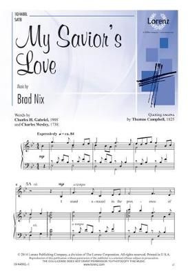 Brad Nix: My Savior's Love