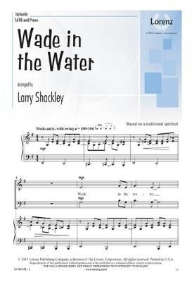 Larry Shackley: Wade In The Water