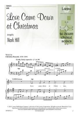 Mark Hill: Love Came Down At Christmas