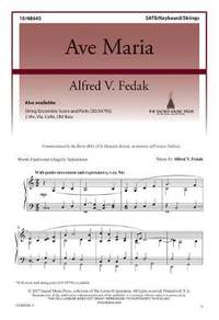 Alfred V. Fedak: Ave Maria