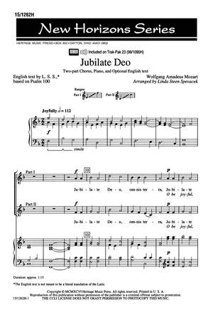 Wolfgang Amadeus Mozart: Jubilate Deo