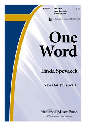 Linda Spevacek: One Word