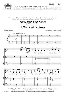 Craig Courtney: Three Irish Folk Songs