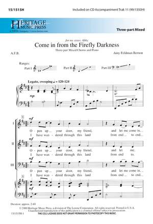 Amy F. Bernon: Come In From The Firefly Darkness