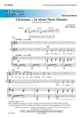 Mark Weston: Christmas...In About Three Minutes