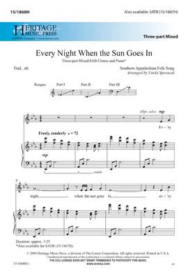 Linda Spevacek: Every Night When The Sun Goes In