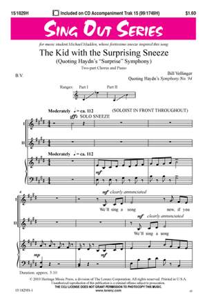 Bill Vollinger: The Kid With The Surprising Sneeze