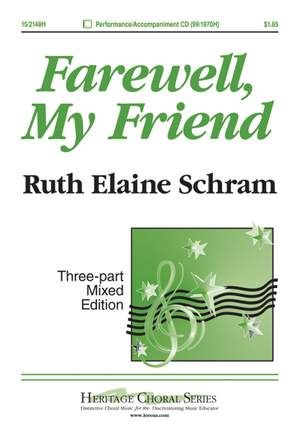 Ruth Elaine Schram: Farewell, My Friend