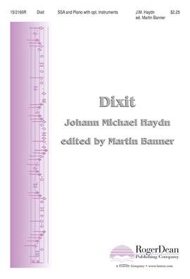 Johann Michael Haydn: Dixit