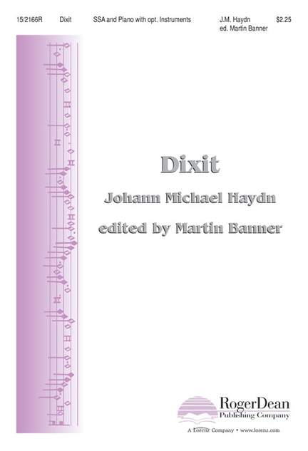 Johann Michael Haydn: Dixit
