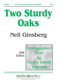 Neil Ginsberg: Two Sturdy Oaks