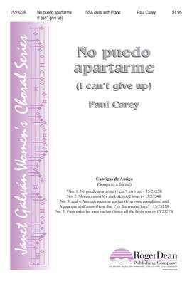 Paul Carey: No Puedo Apartarme (I Can't Give Up)