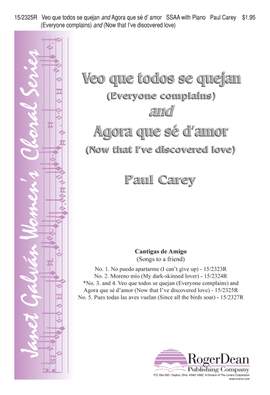 Paul Carey: Veo Que Todos - Agora Que Sé D'amor