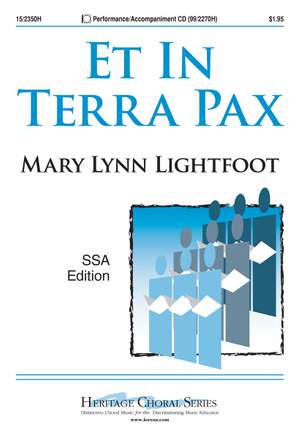 Mary Lynn Lightfoot: Et In Terra Pax
