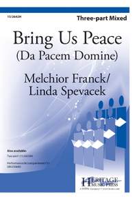 Melchior Franck: Bring Us Peace