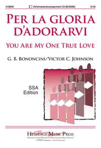Giovanni Battista Bononcini: Per La Gloria D'adorarvi