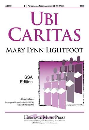 Mary Lynn Lightfoot: Ubi Caritas