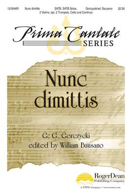 Grzegorz Gerwaszy Gorczycki: Nunc Dimittis