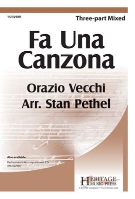 Orazio Vecchi: Fa Una Canzona