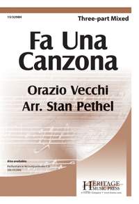 Orazio Vecchi: Fa Una Canzona