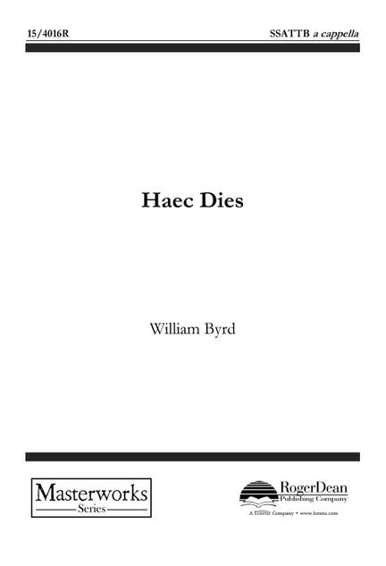 William Byrd: Haec Dies