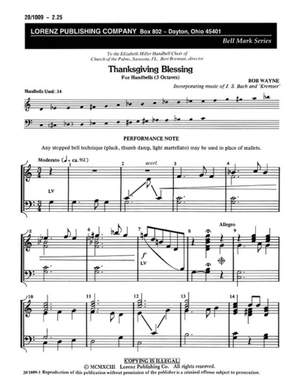 Bob Wayne: Thanksgiving Blessing