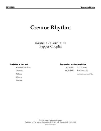 Pepper Choplin: Creator Rhythm