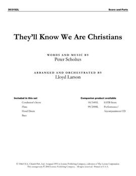 Peter Scholtes: They'll Know We Are Christians