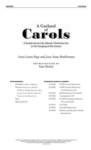 Jean Anne Shafferman: A Garland Of Carols