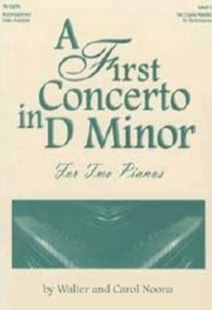 Walter Noona_Carol Noona: A First Concerto In D Minor