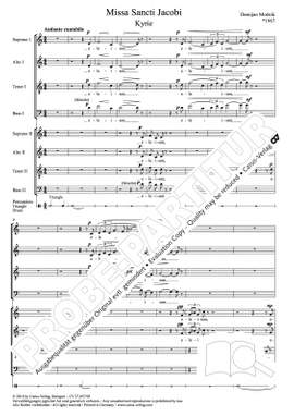 Damijan Mocnik: Missa Sancti Jacobi