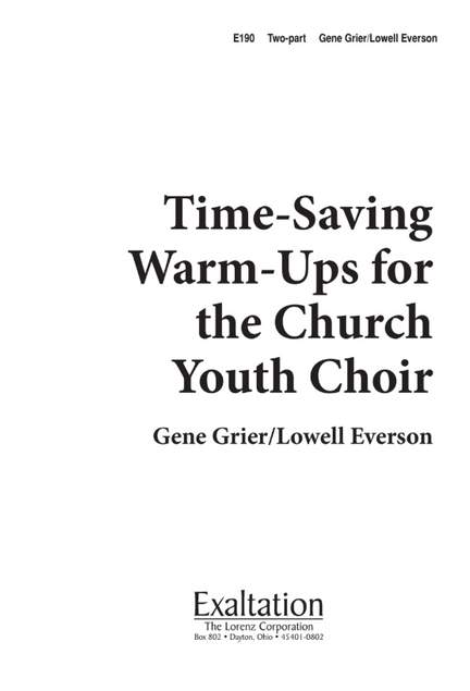 Gene Grier: Practical Time Saving Warm-Ups