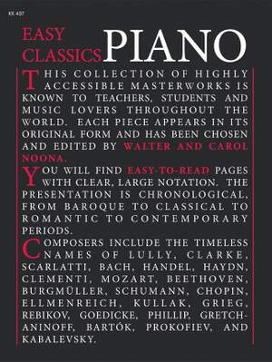 Walter Noona_Carol Noona: Easy Piano Classics