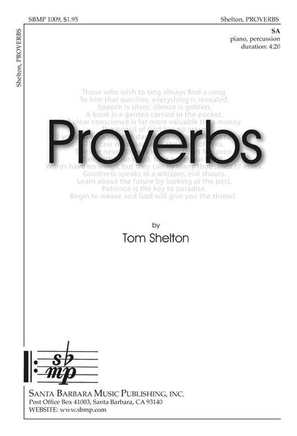 Tom Shelton: Proverbs