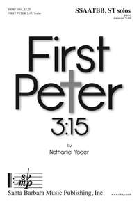 Nathaniel Yoder: First Peter 3:15