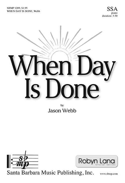 Jason Webb: When Day Is Done