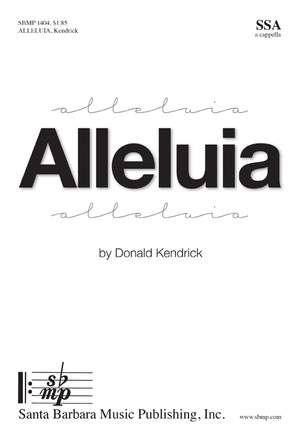 Donald Kendrick: Alleluia