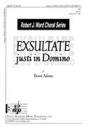 Brant Adams: Exsultate Justi In Domino