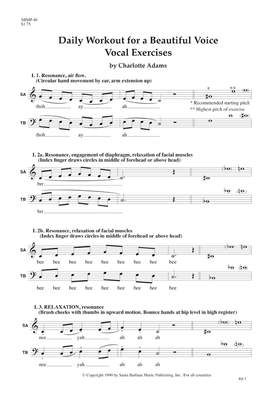 Charlotte Adams: Daily Workout For A Beautiful Voice