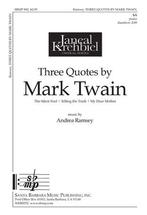 Andrea Ramsey: Three Quotes By Mark Twain